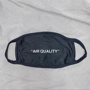 “AIR QUALITY” Custom Face Mask